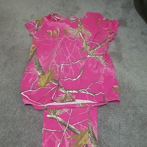Realtree APC pink camo set